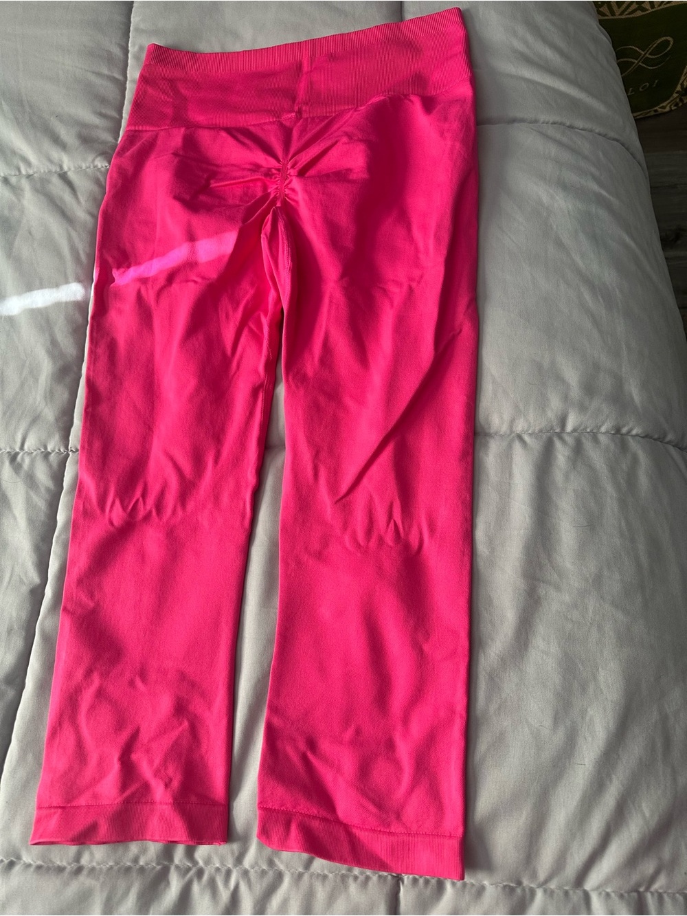 Homma HotPink Stretch Capri leggings  - Brand:Homma